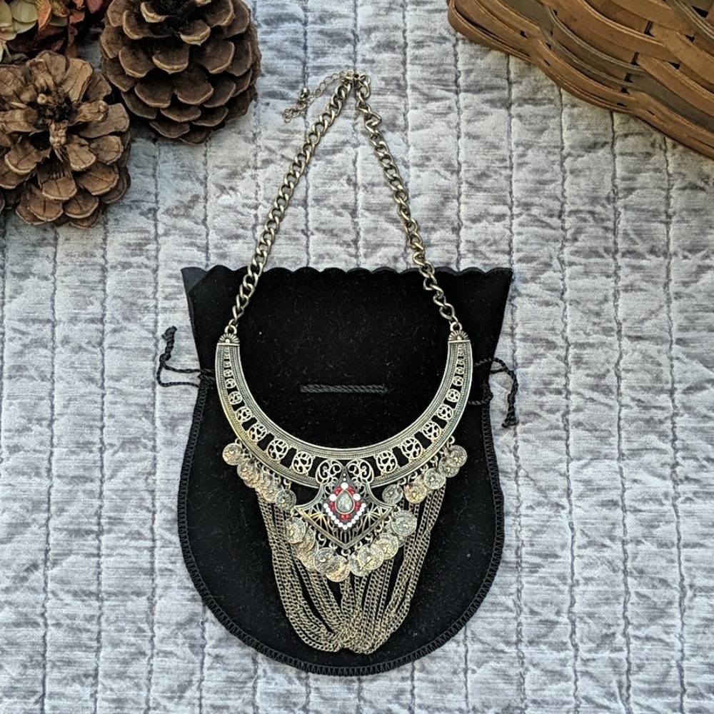 Park Lane Greek Inspired Coin Necklace